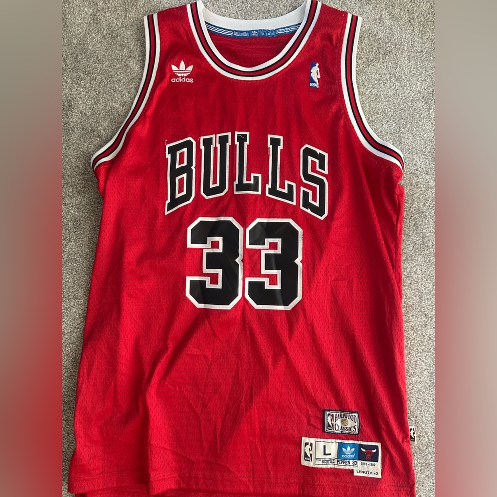 Adidas Red Hardwood Classics Jersey